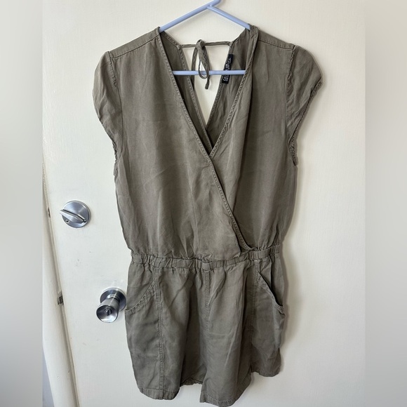 Cotton On Khaki Wrap Dress size L - Picture 3 of 6